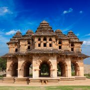 Lotus Mahal and Elephant Stables, then Anegundi