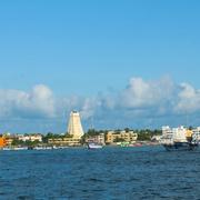 Madurai airport to Rameswaram, and the sea at Agni Theertham