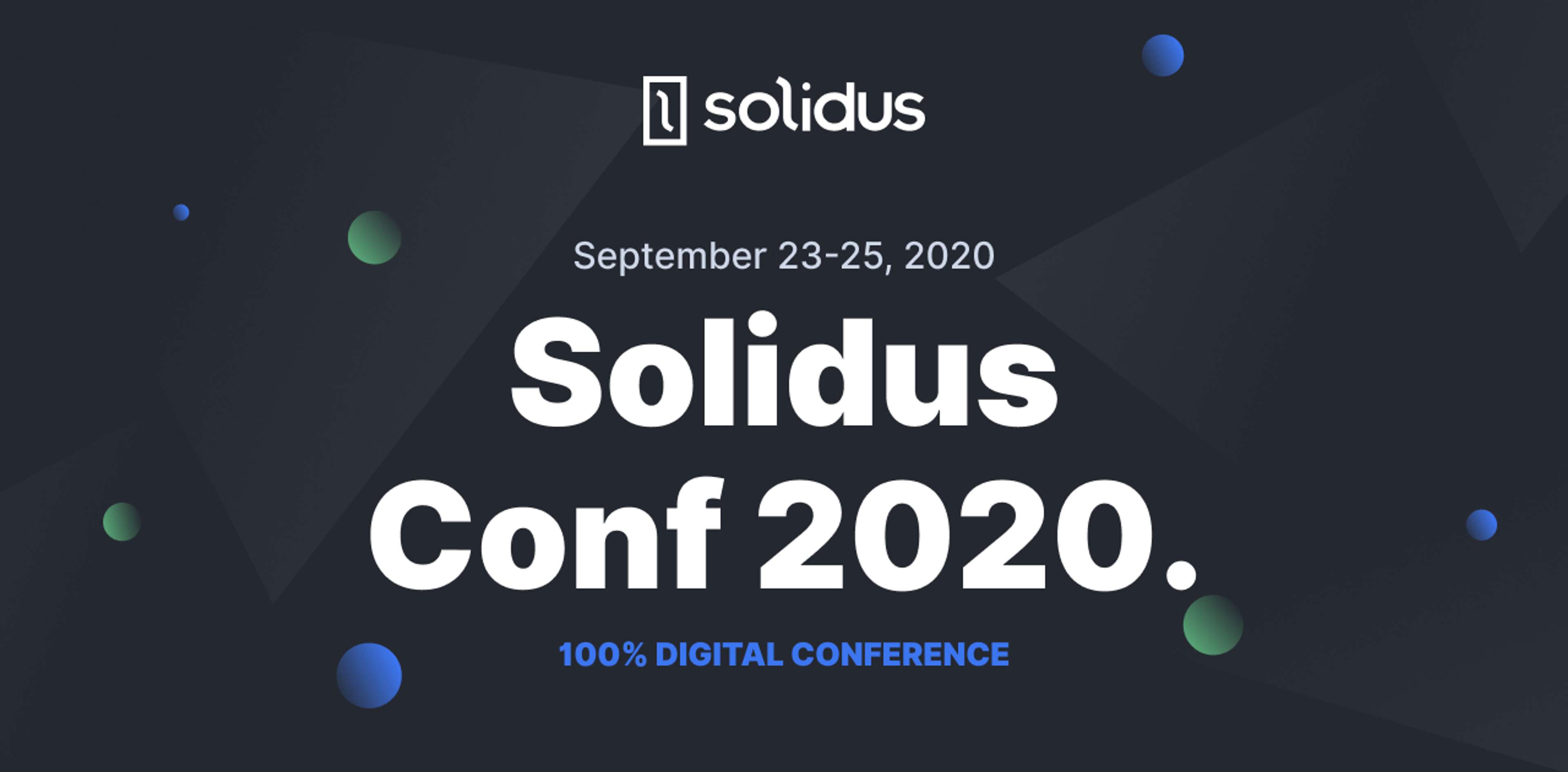 Cover image of Announcing SolidusConf 2020 post