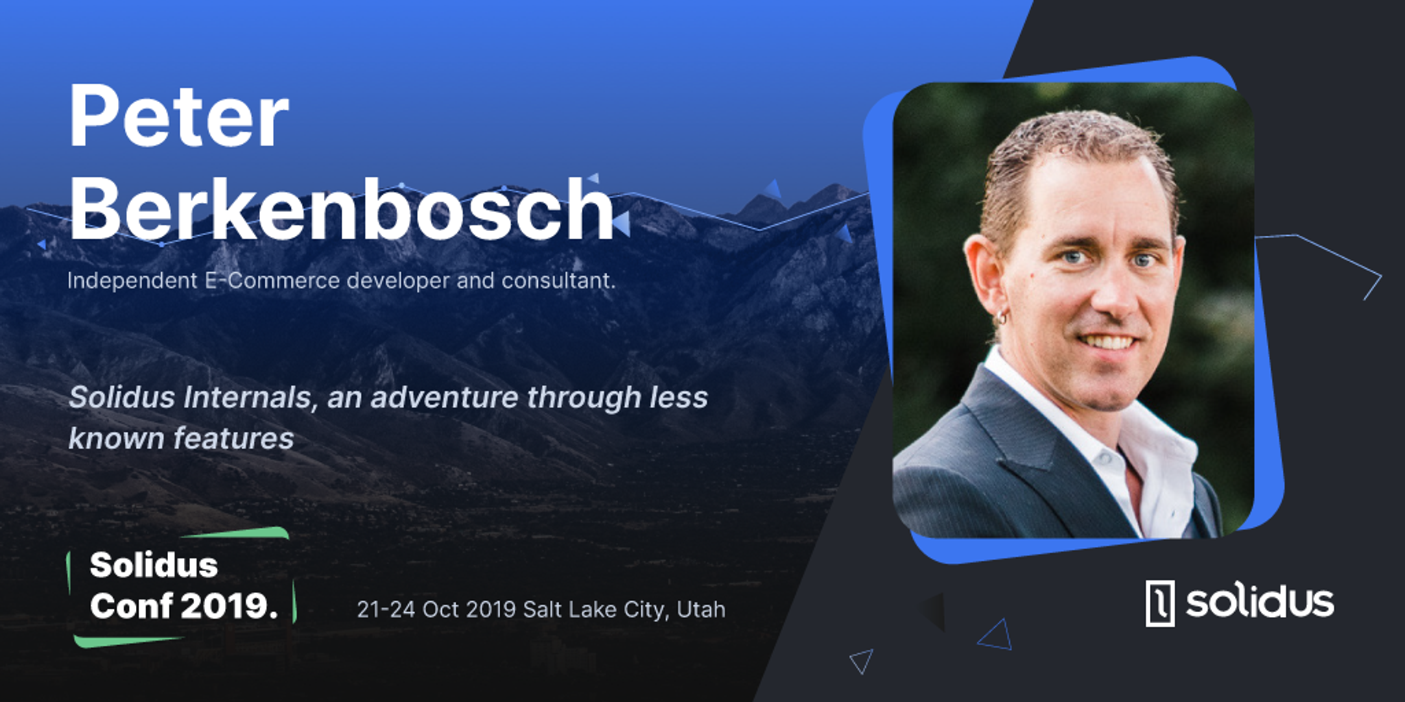 SolidusConf 2019 Speaker Peter Berkenbosch