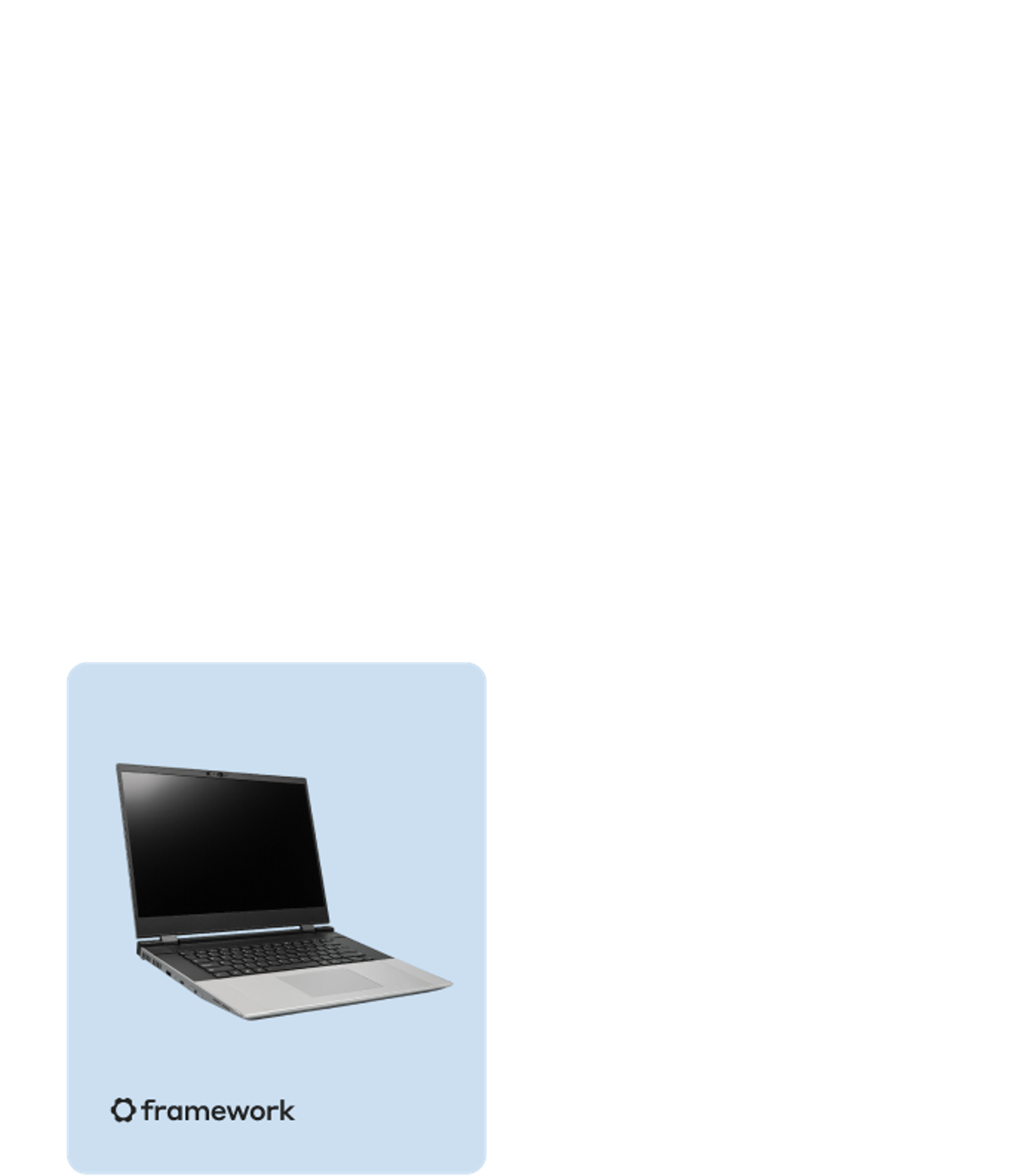 Framework laptop