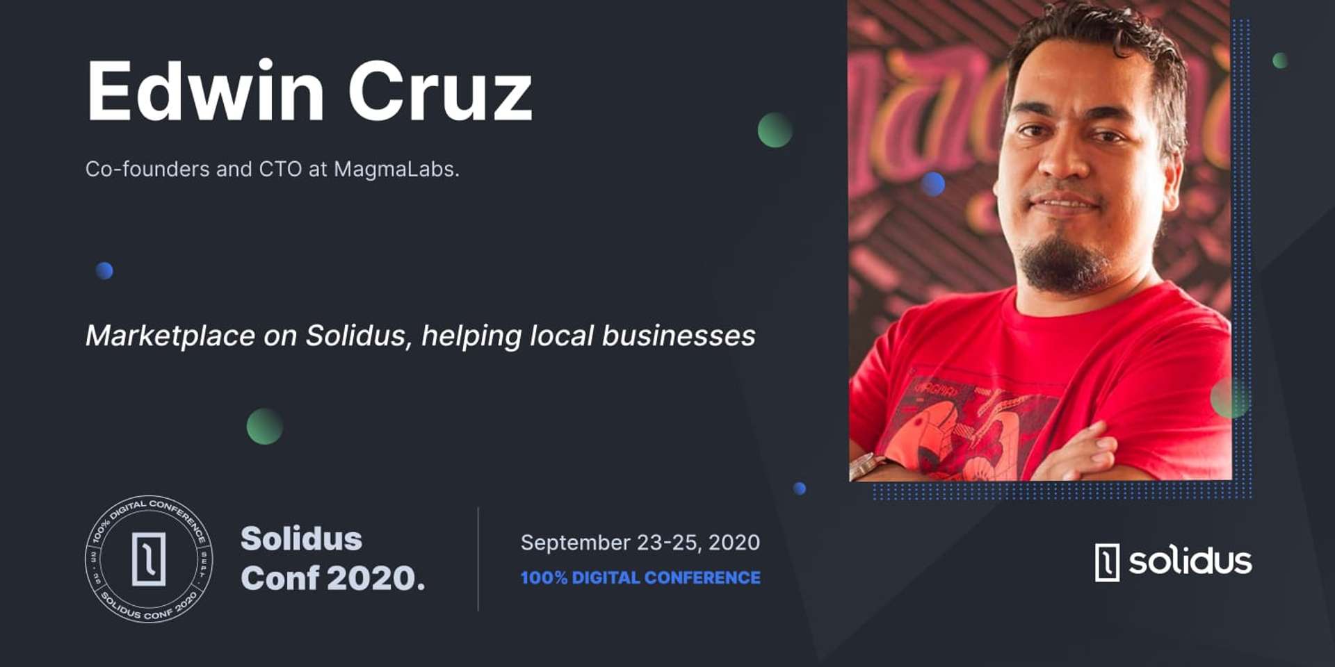 SolidusConf 2020 Speaker Edwin Cruz | Solidus