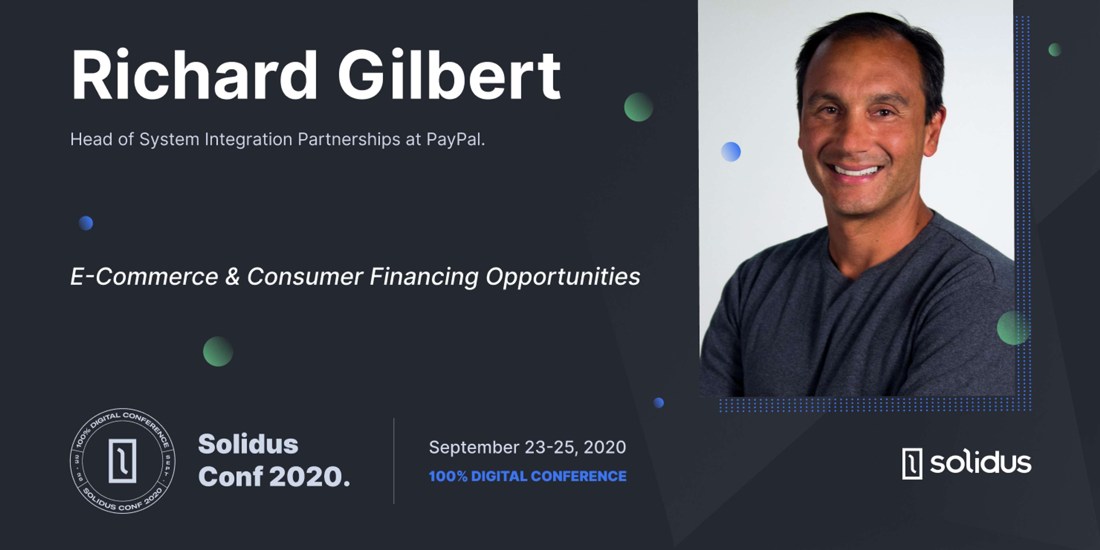SolidusConf 2020 Presenter Richard Gilbert