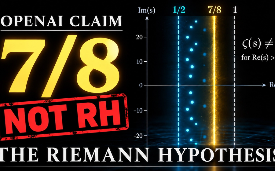 OpenAI Didn’t Solve the Riemann Hypothesis — So Why Is 7/8 Huge?