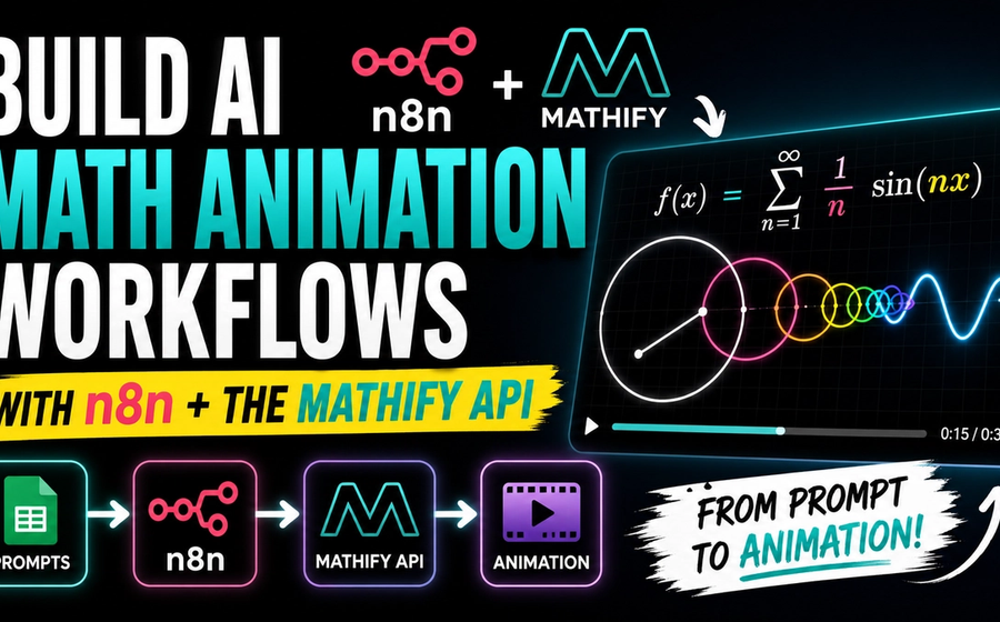 Automate Math Animations with n8n and the Mathify API