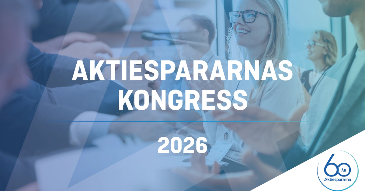 Här följer du Aktiespararnas kongress 2026