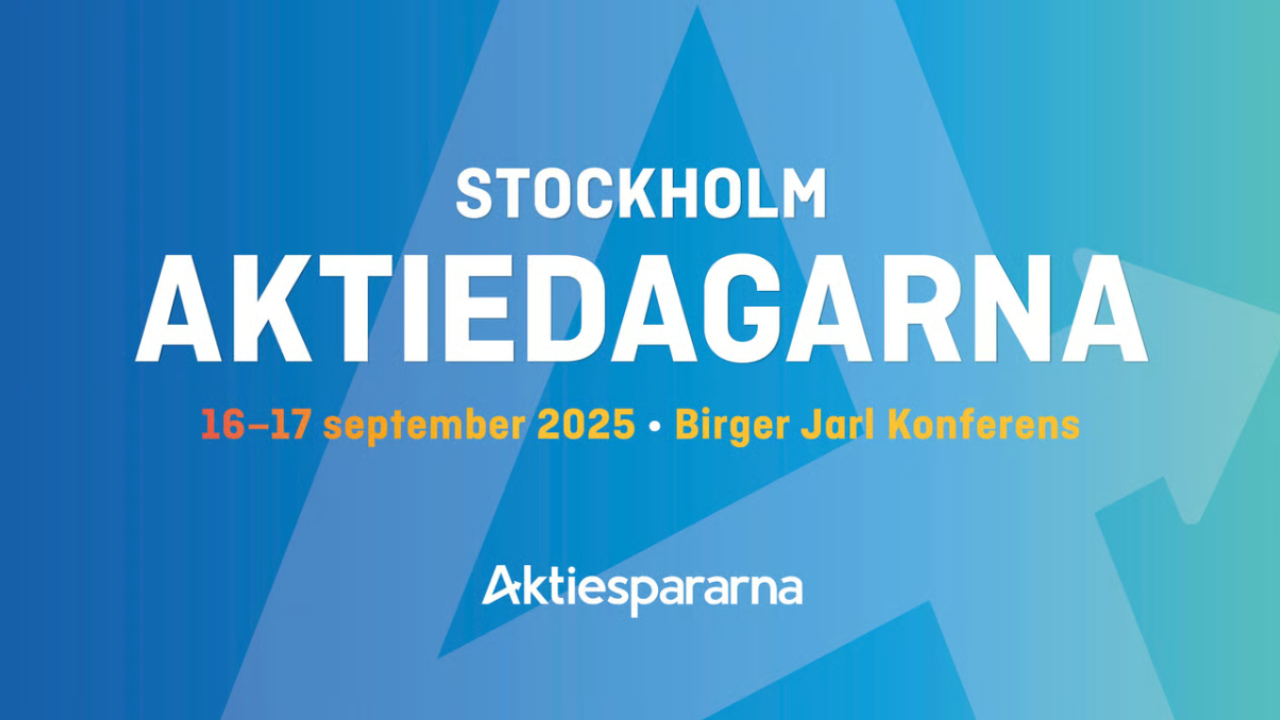 Följ webbsändningen av Aktiedagarna live 