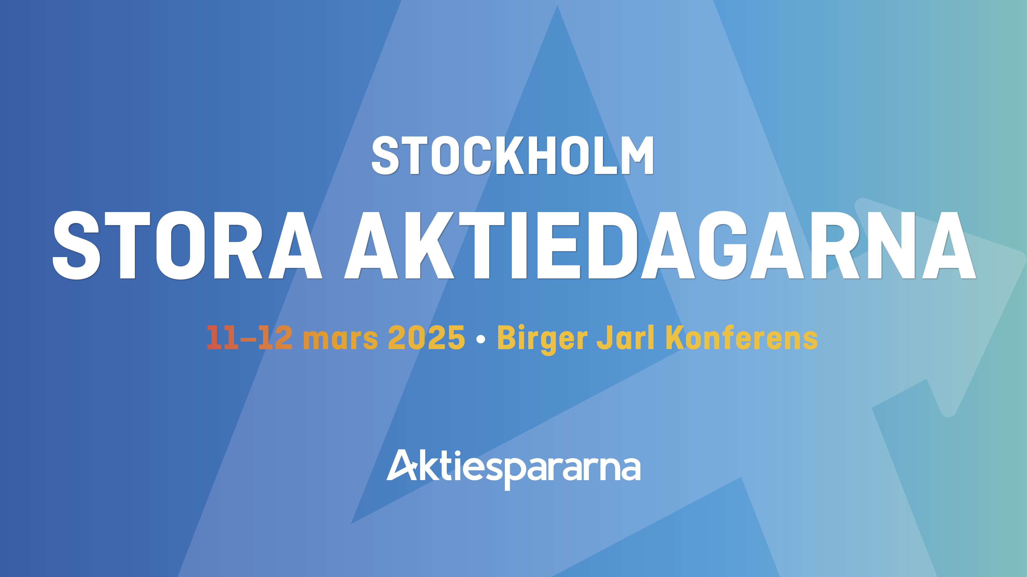 Följ Stora Aktiedagarna Live