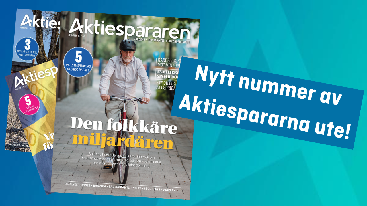 Nytt nummer av Aktiespararen!