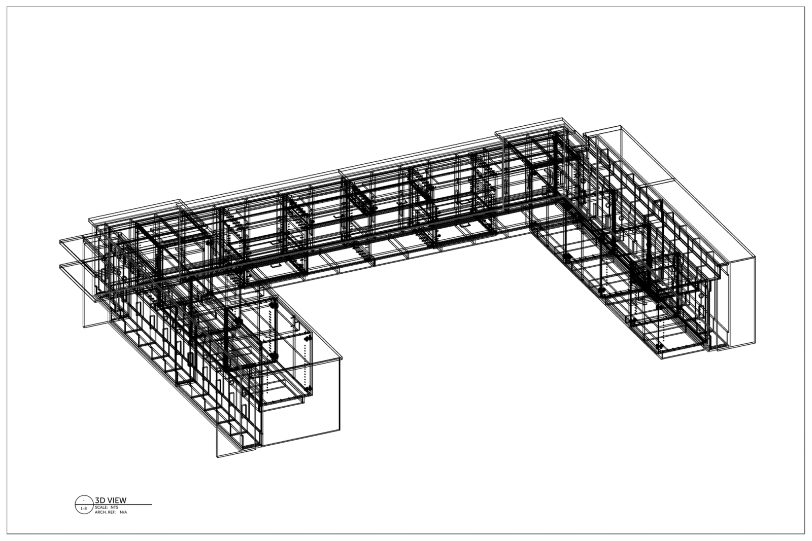 Wireframe — Structural Assembly