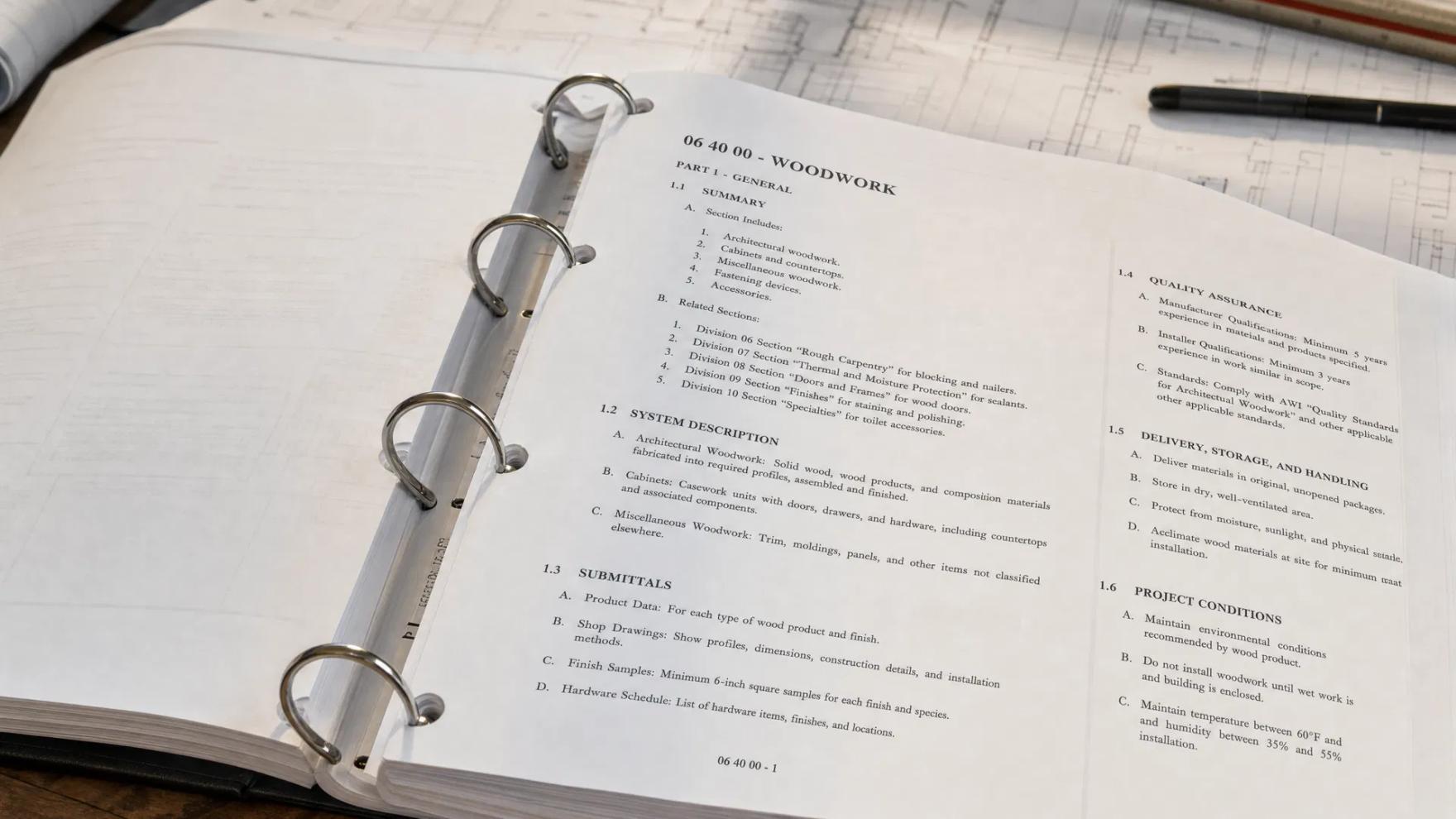 What AWI compliance actually means for your drawings.