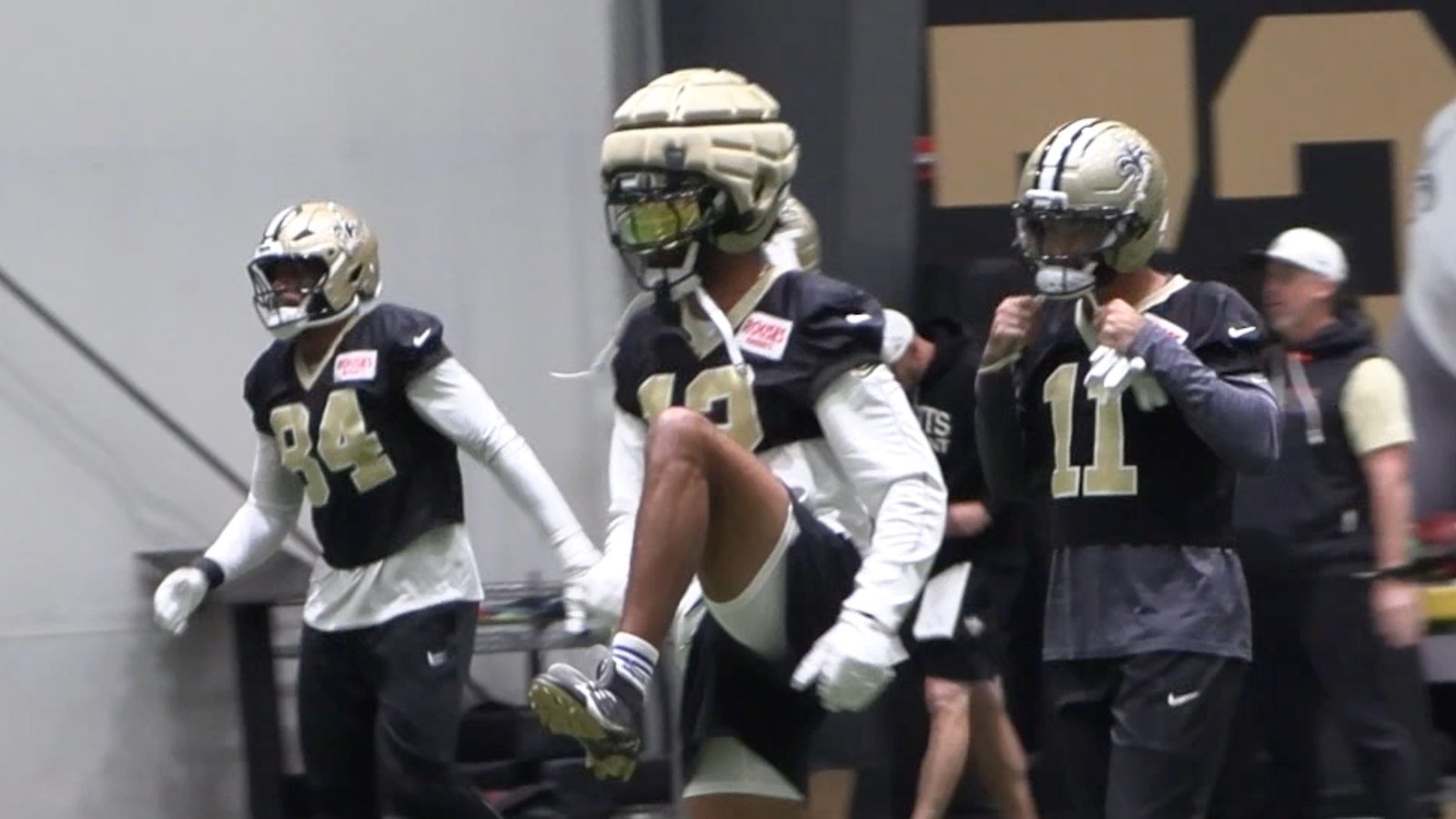 Saints WR Chris Olave returns to practice Friday; Alvin Kamara ruled out