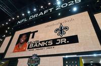Texas tackle Kelvin Banks Jr. is selected by the New Orleans Saints during the 2025 NFL Draft