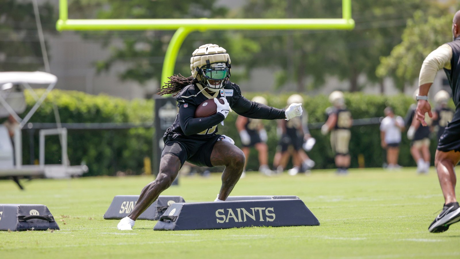 Who are the top 20 Saints on the current roster?