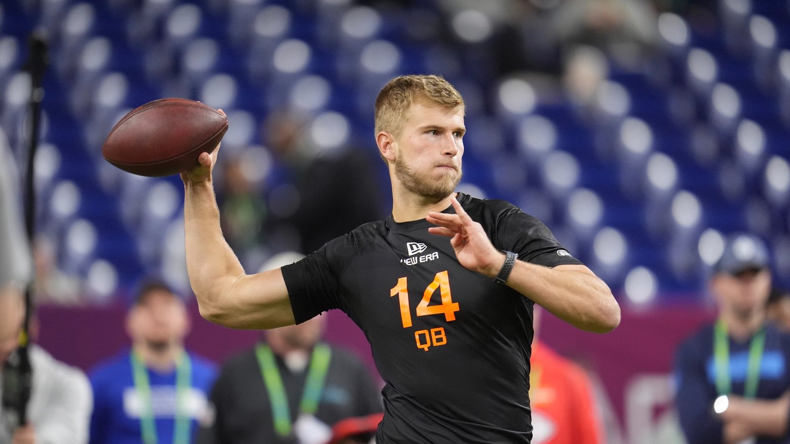 What are you looking to see from Tyler Shough in rookie minicamp?