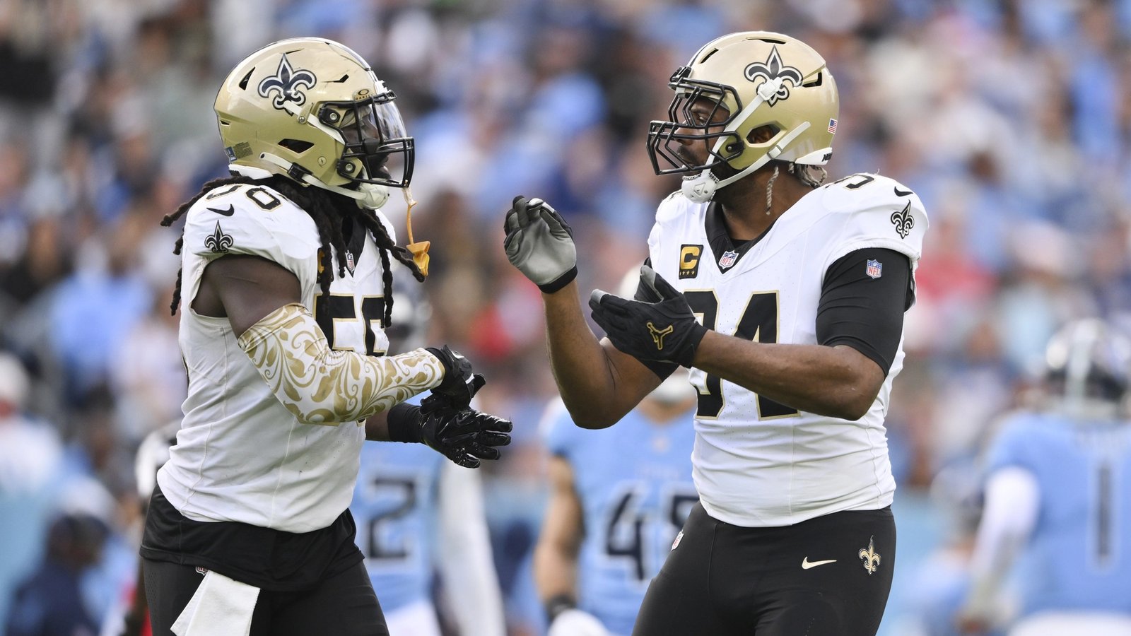Who is part of the next wave of Saints leadership if they lose Cam Jordan and Demario Davis?