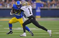 New Orleans Saints cornerback Alontae Taylor (1)
