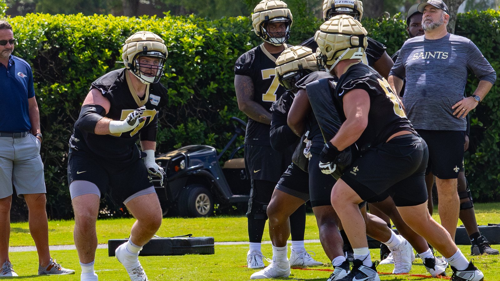 Trevor Penning’s positive offseason included stops at Training HAUS, OL Masterminds