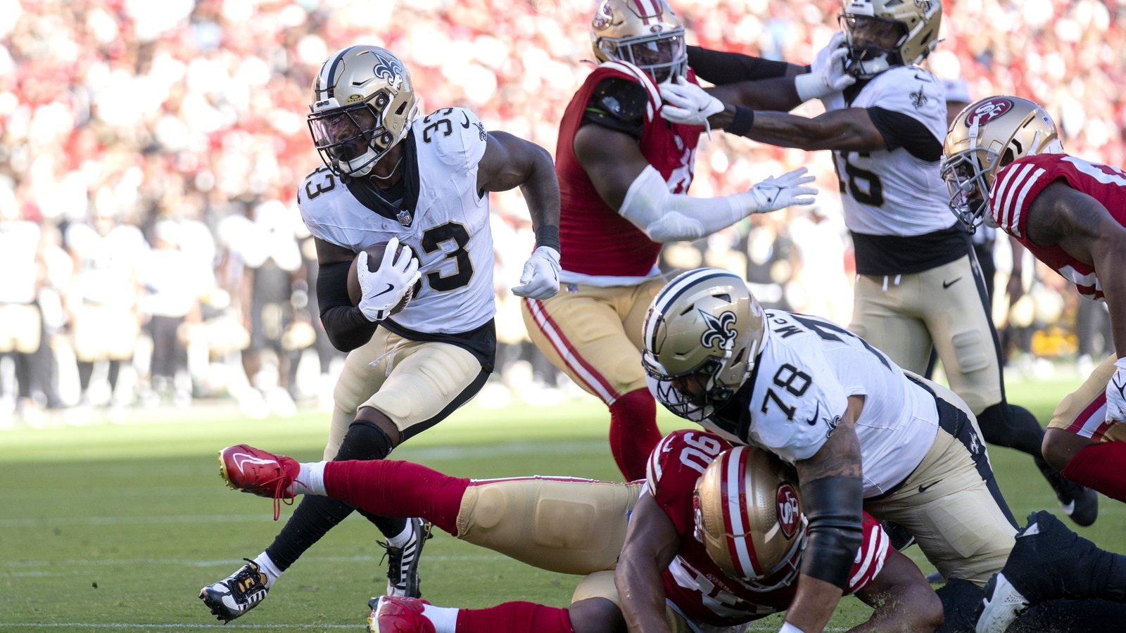 Don't buy it just yet ... but maybe, just maybe, the Saints found something against the 49ers