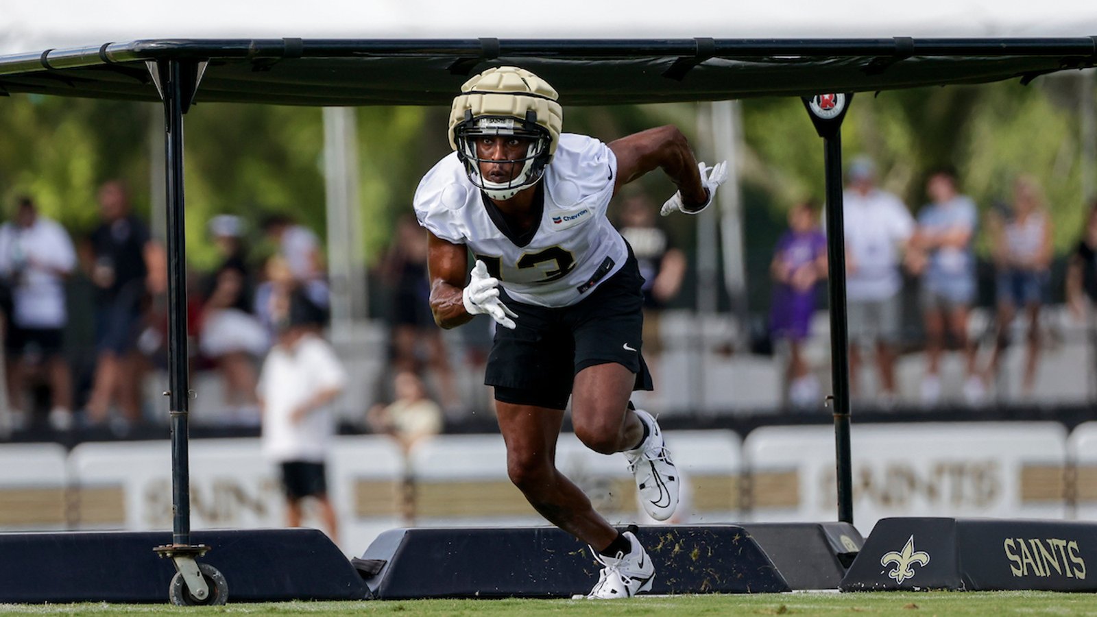 Saints WR Mike Thomas doesn't care what you think. He only cares about one thing: 'Am I dominating the man across from me?'