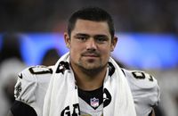New Orleans Saints defensive tackle Bryan Bresee (90) looks on against the Los Angeles Chargers during the second half at SoFi Stadium.
