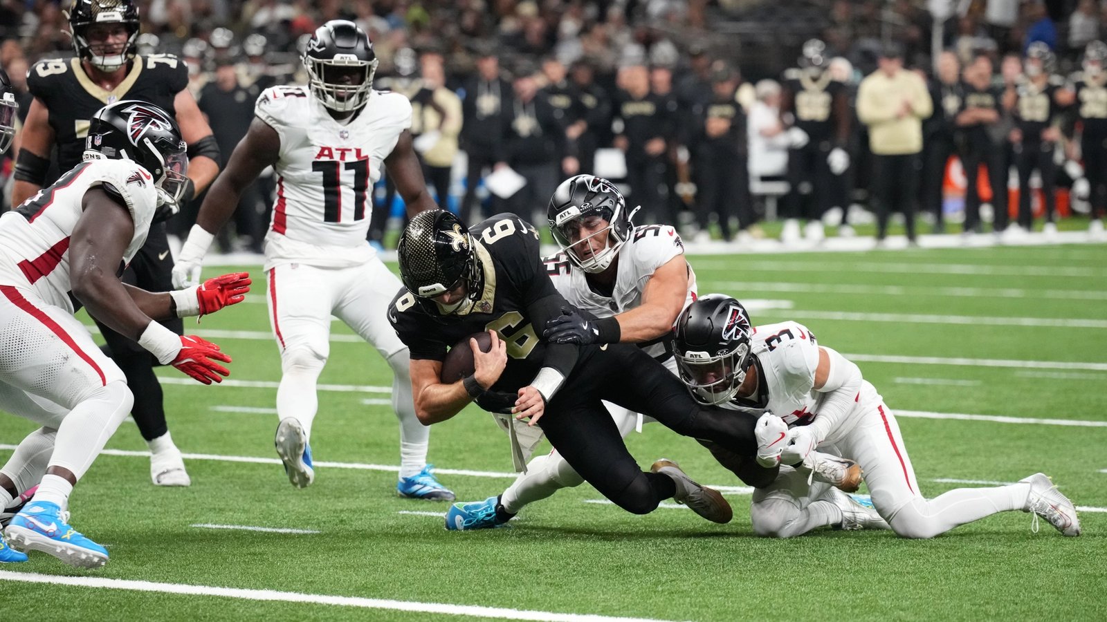 Saints' 32nd-ranked red-zone offense hits a new low in Sunday's loss