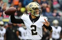 New Orleans Saints quarterback Spencer Rattler