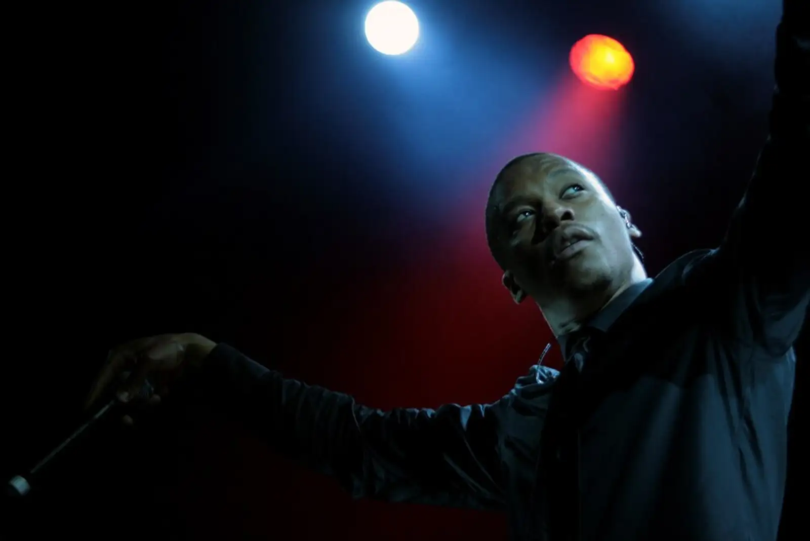 Lupe Fiasco performing in Dublin, Ireland on July 7, 2008