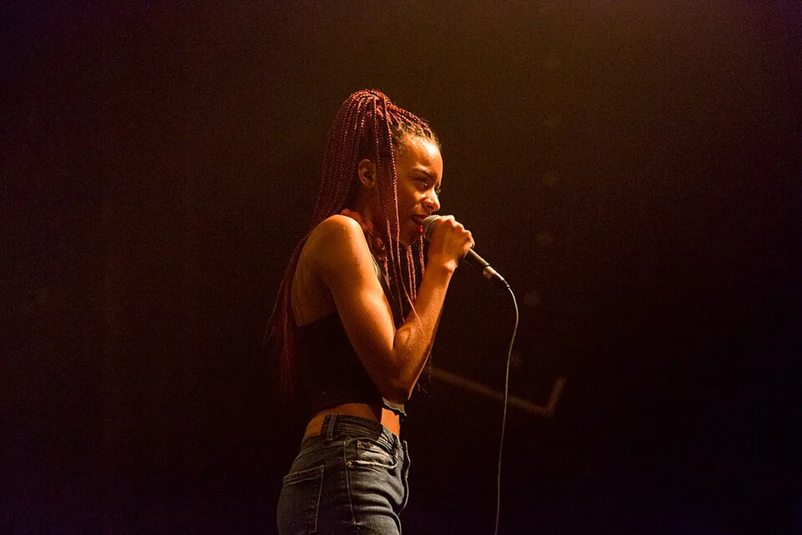 Ravyn Lenae performing at Phoenix Concert Theatre as part of the Telefone Tour on March 5, 2017 Toronto, ON, Canada.