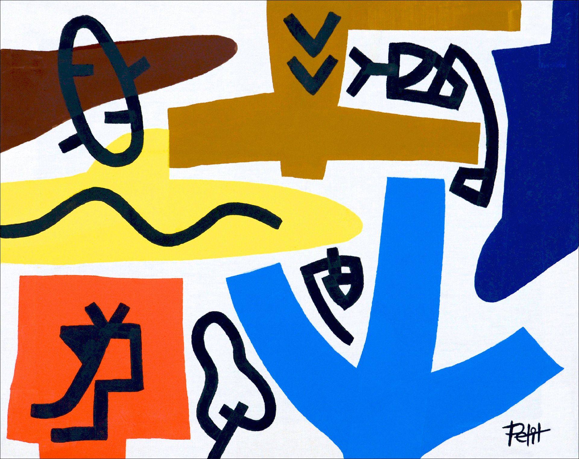 Un crayon bleu