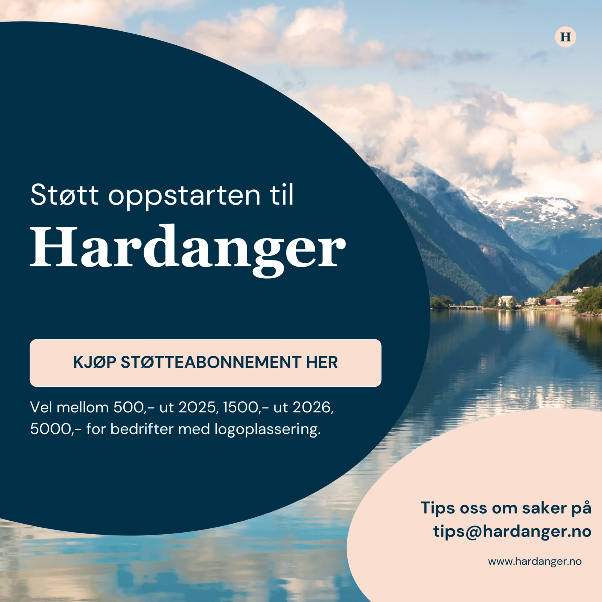Støtteabonnement Hardanger.