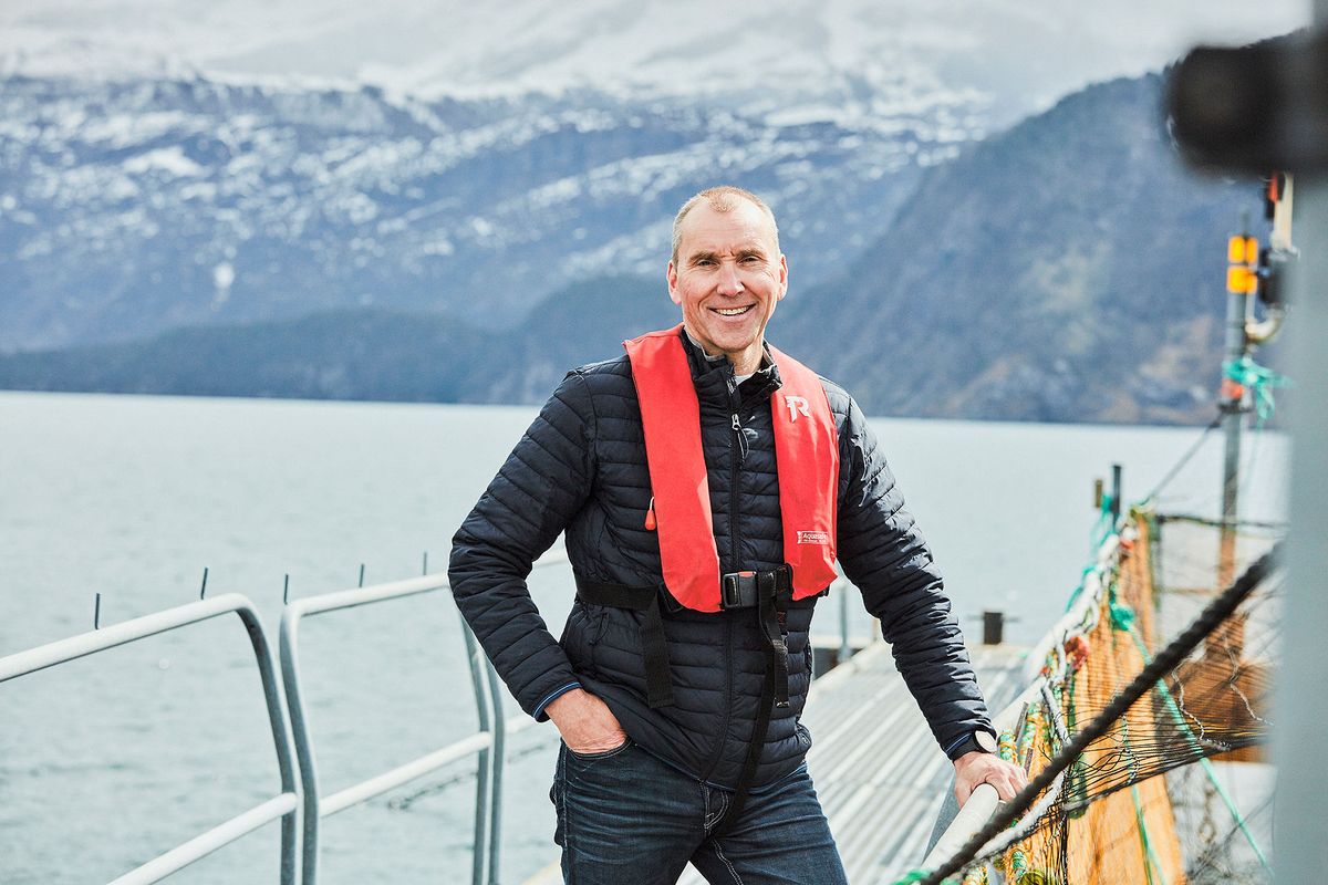 Vidar Hjartnes, Eide Fjordbruk. Foto: Eide Fjordbruk