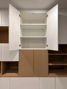 Oak/ MDF Basement Storage Unit