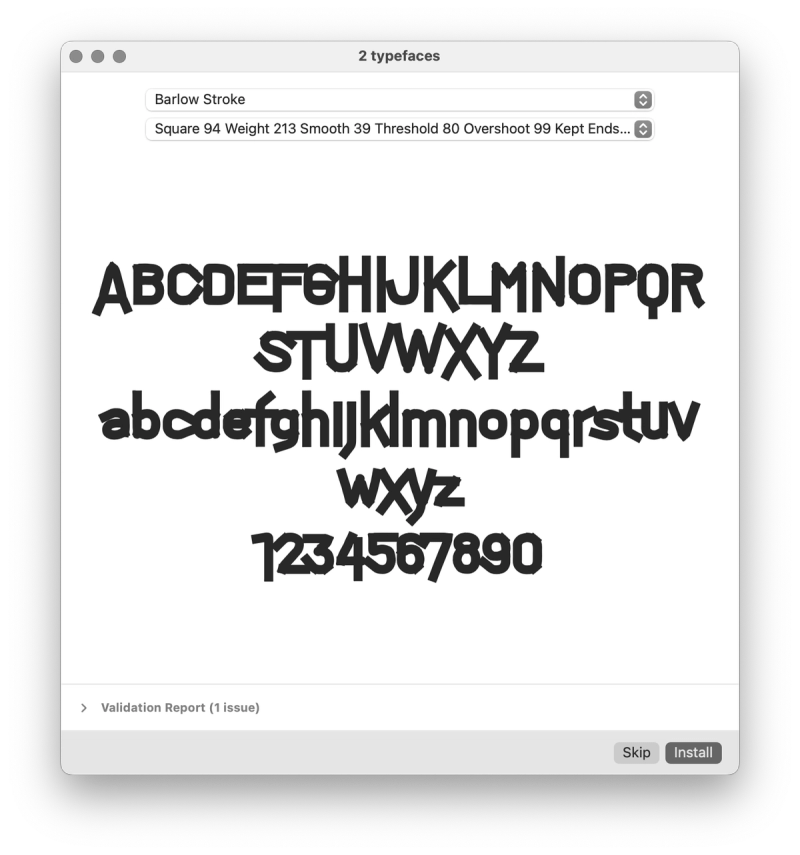 Font Remix Output 2026.10