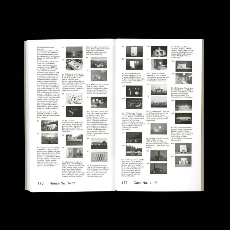 MOS Casa No. 1–17 Book