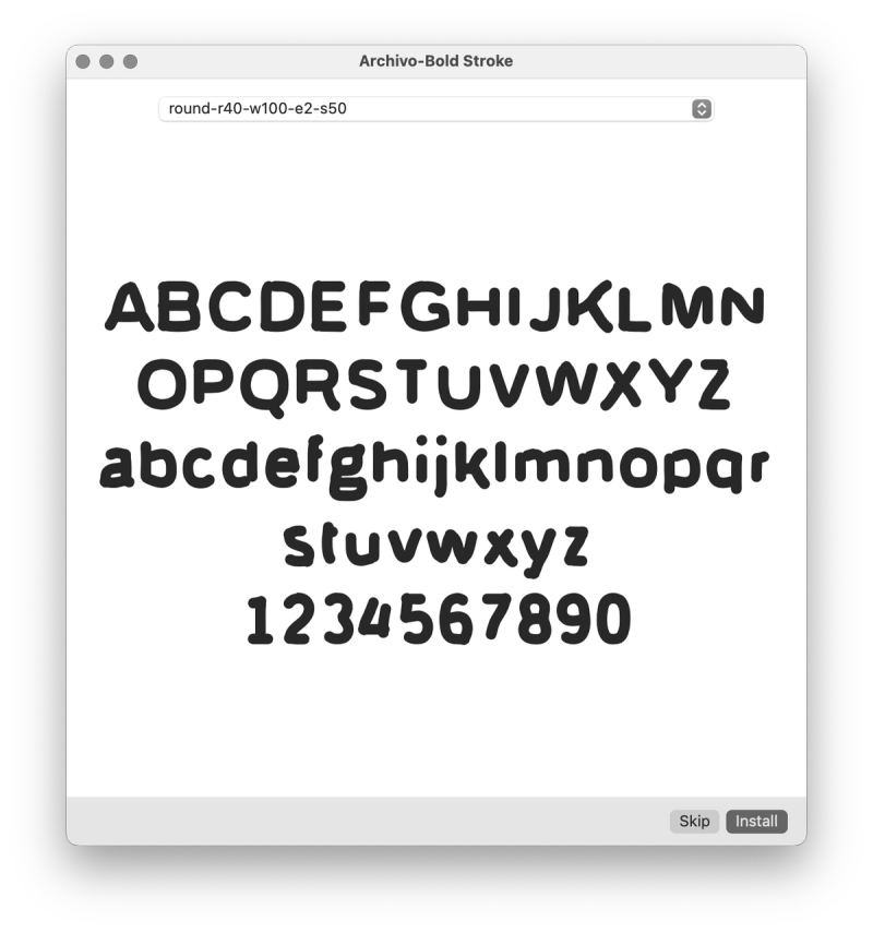 Font Remix Output 2026.10