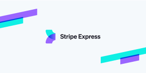 Stripe Express logo with surrounding brand elements