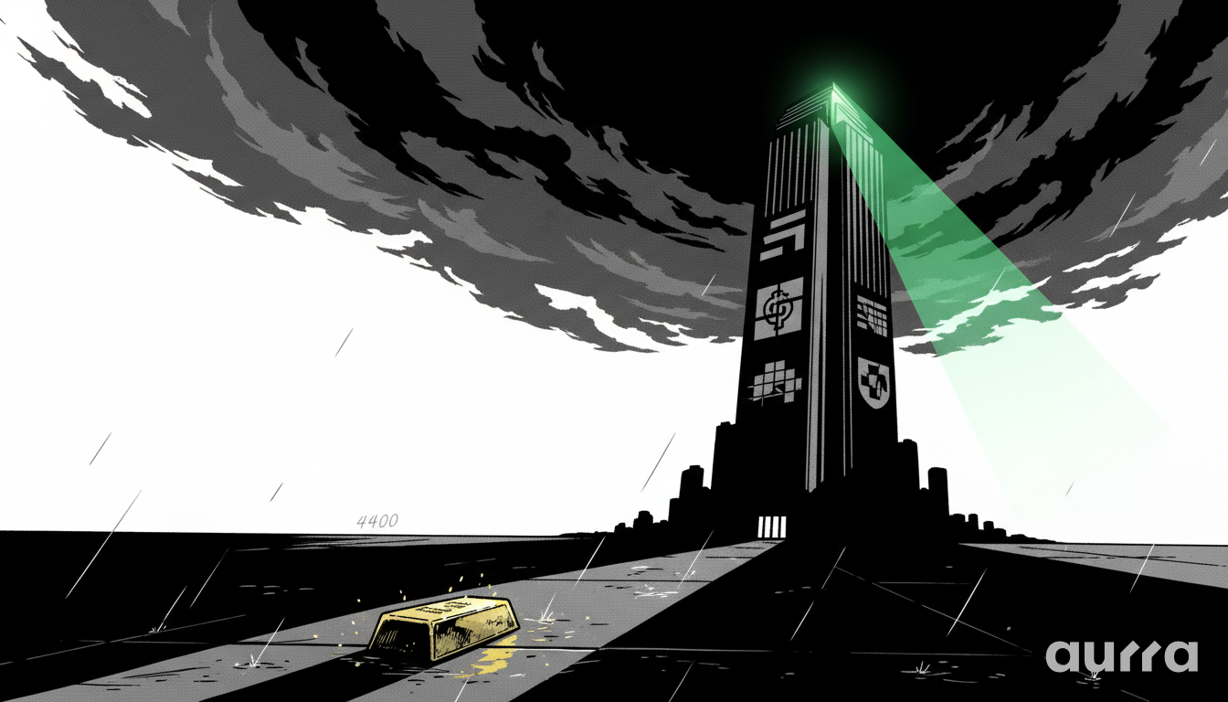 Phân tích XAU/USD: Vàng thử nghiệm phá vỡ hỗ trợ $4.400