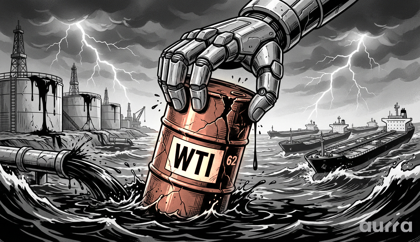 Dự báo dầu thô: WTI bị chặn dưới $62 khi dư cung kéo dài