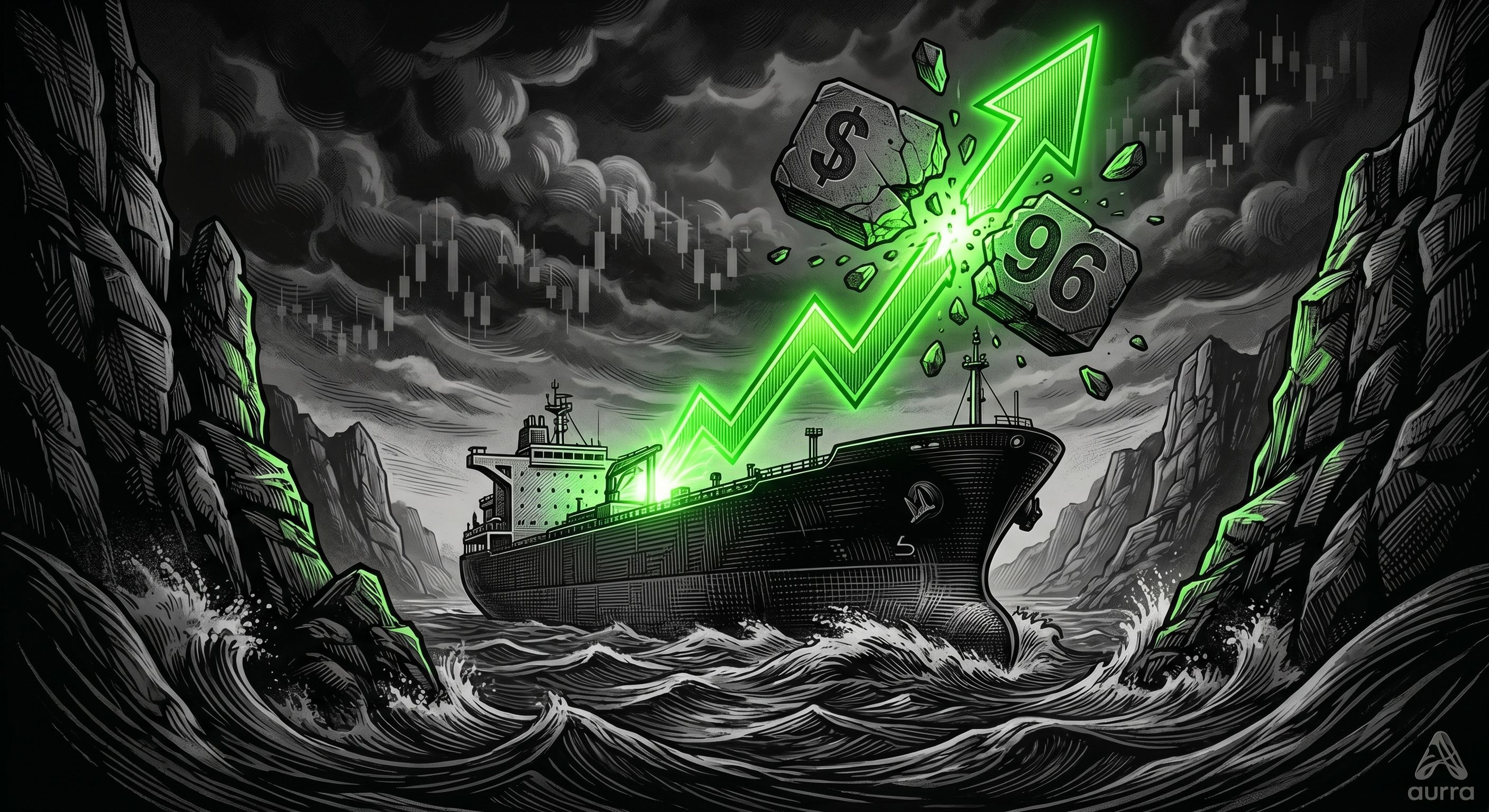 Dự báo giá dầu thô WTI: Giá dầu kiểm tra ngưỡng kháng cự $96