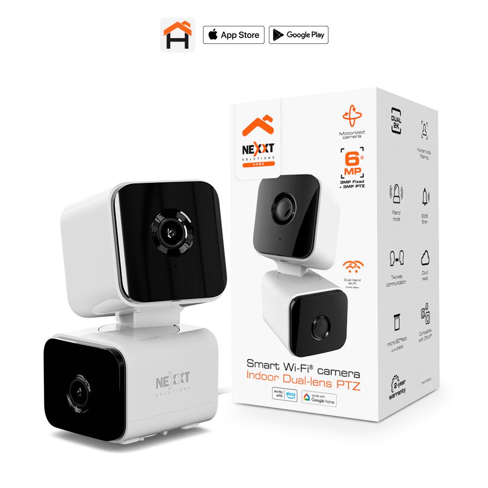 Cámara inteligente Wi-Fi® de doble lente