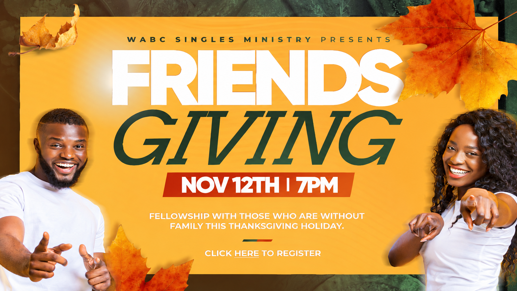 Singles Ministry Friendsgiving