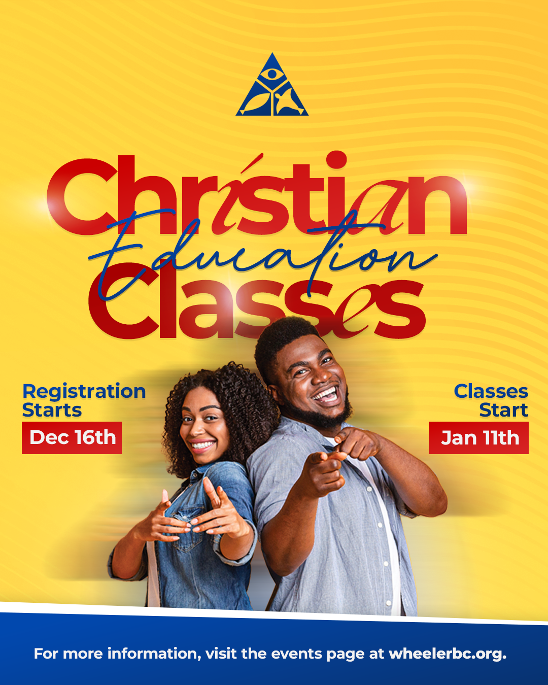 Christian Education Spring 2026 Courses header image