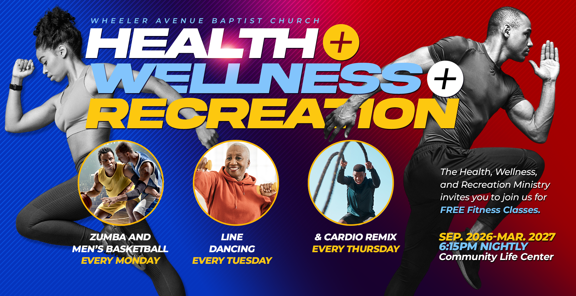 Fitness Classes flyer