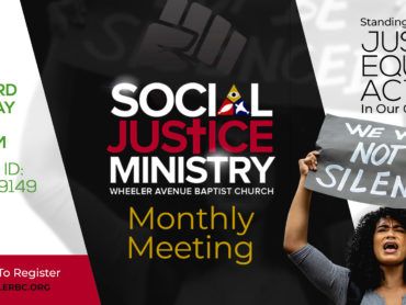 Social Justice Ministry Monthly Meeting