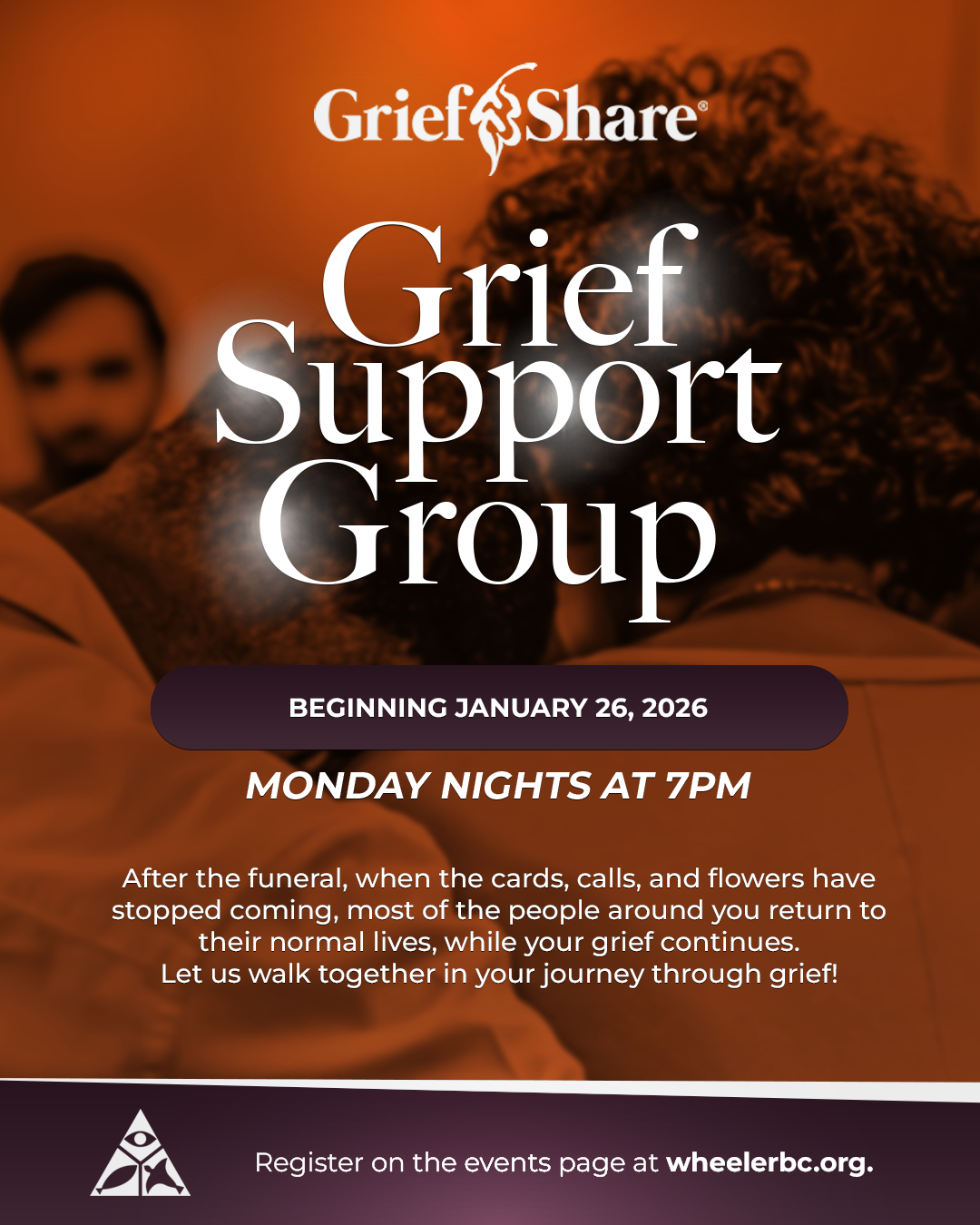 GriefShare Support Group Winter/Spring 2026 header image