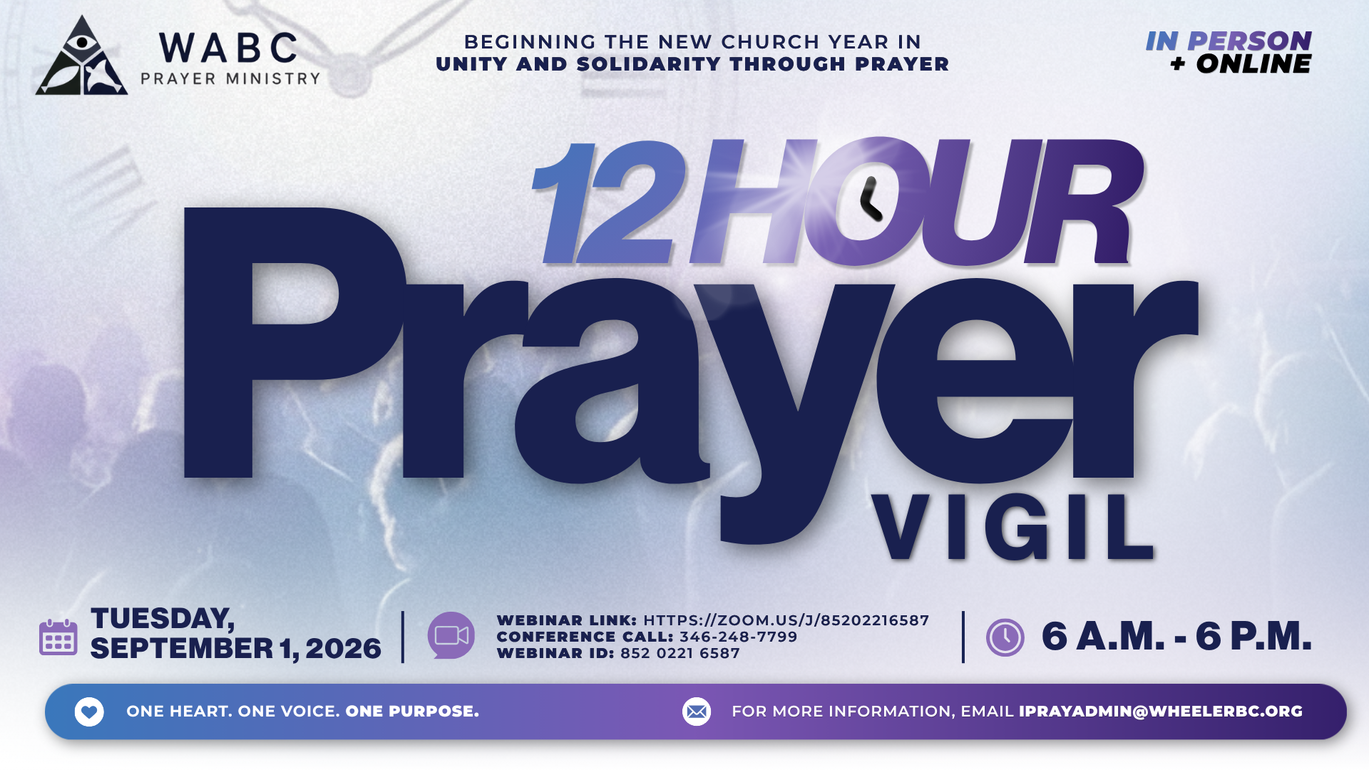 12 Hour Prayer Vigil