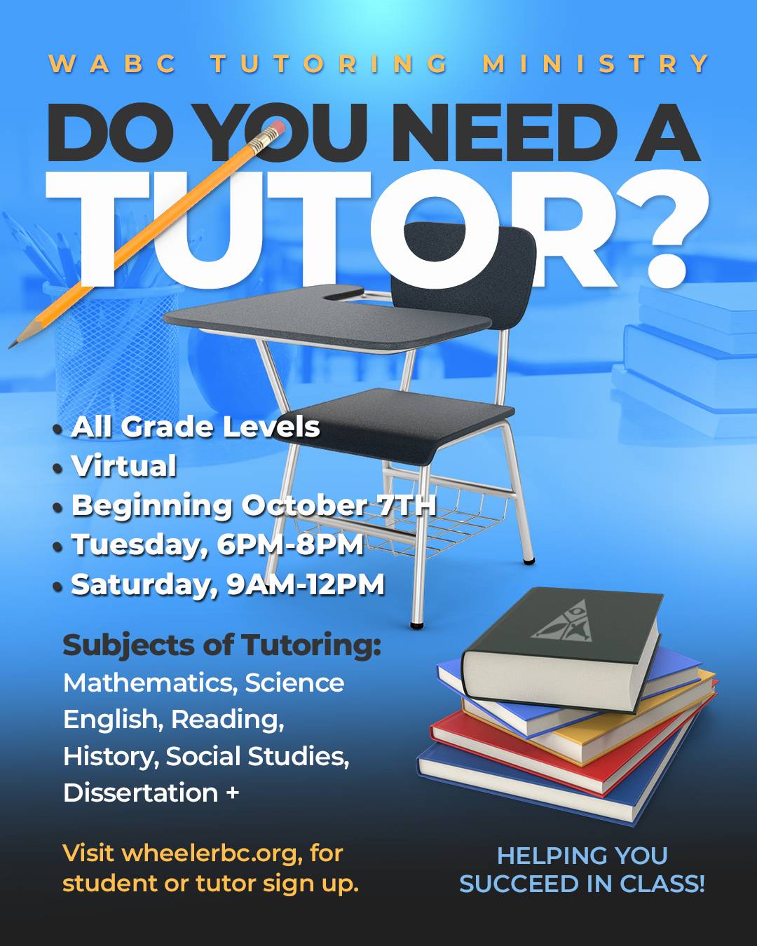 Tutoring 25-26 School Year header image