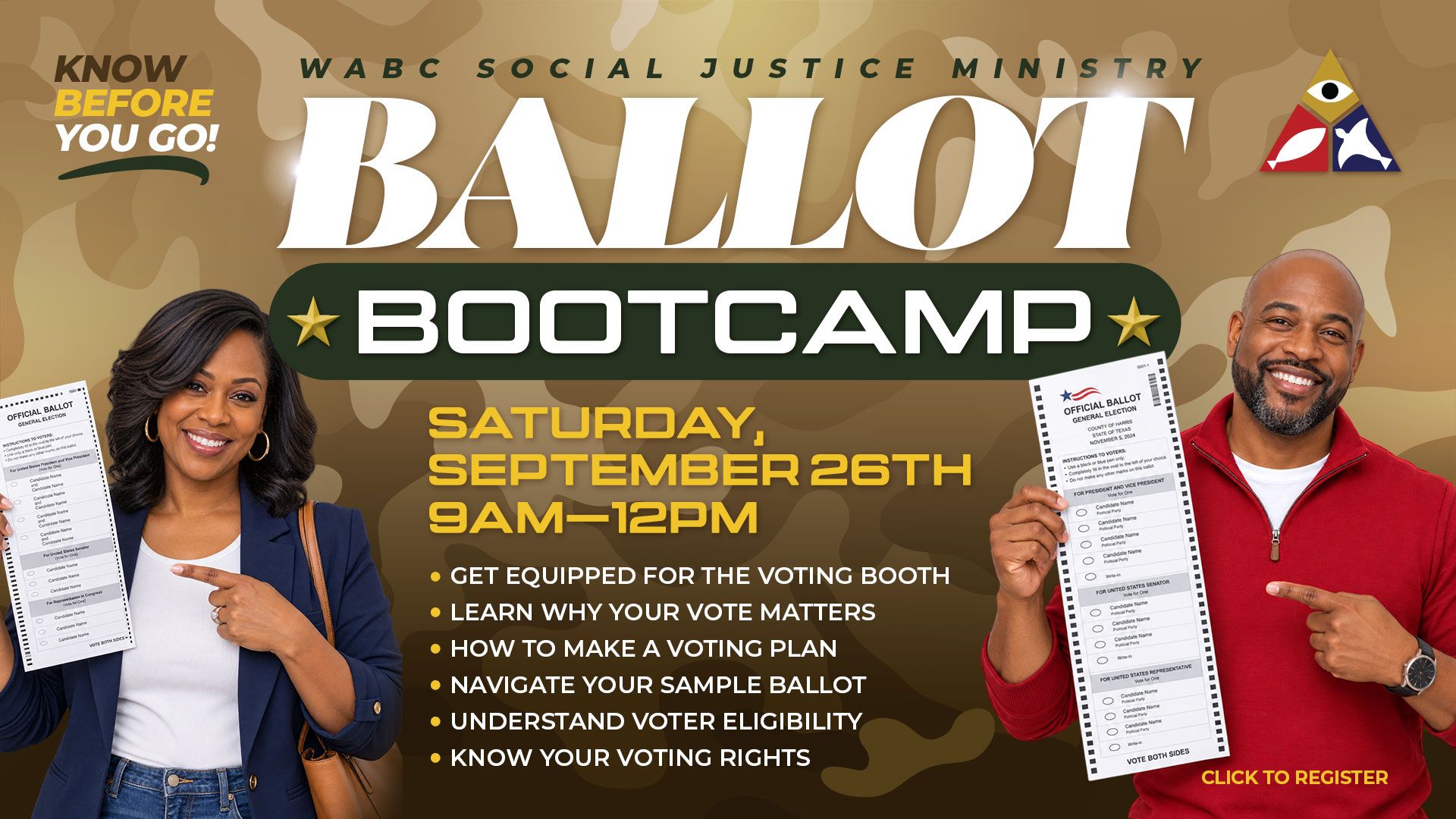 Ballot Boot Camp: Know Before You Go!