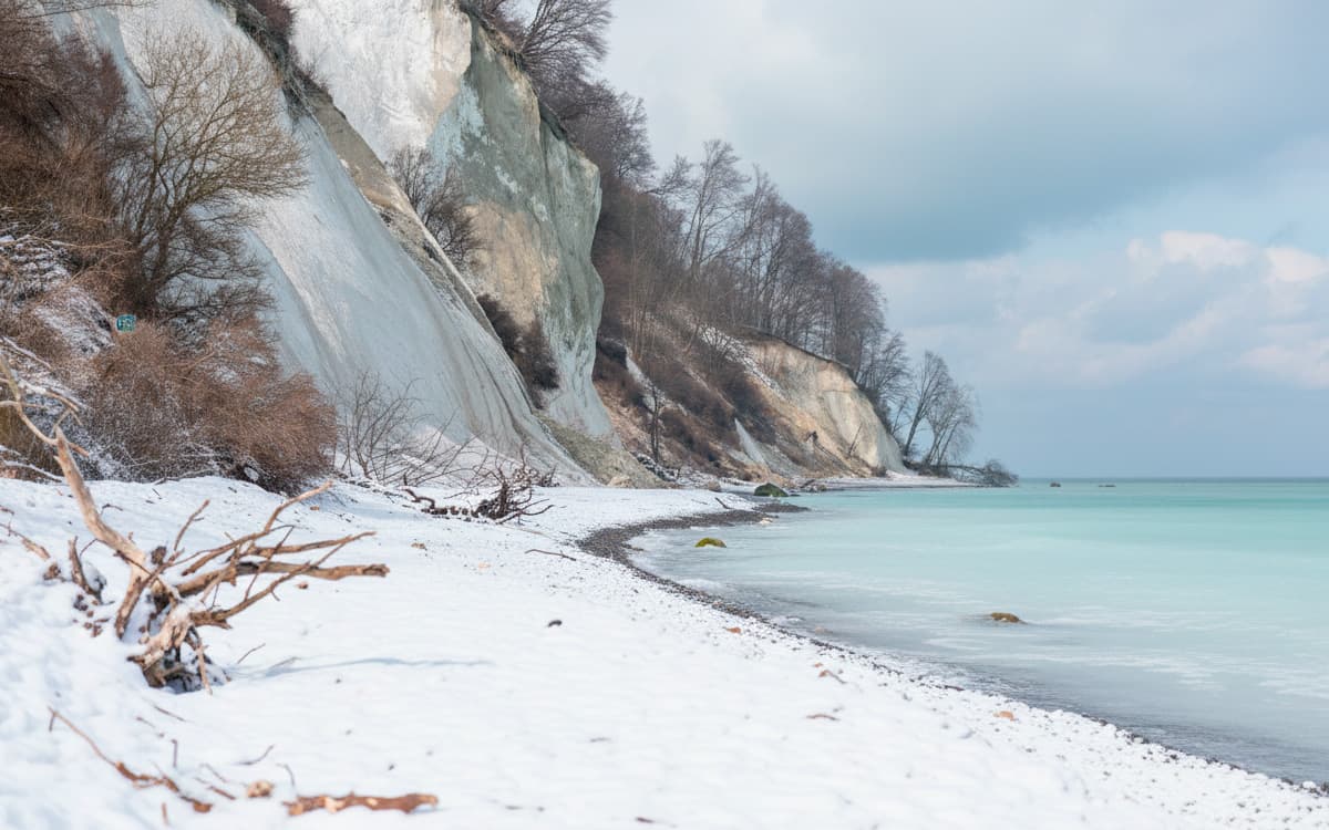 Møns Klint - Vinter